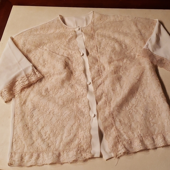 VINTAGE robe bed jacket USA - Picture 14 of 14